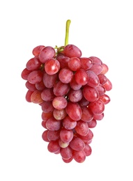 Bunch of fresh ripe juicy grapes isolated on white
