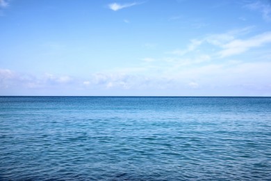 Beautiful view of sea on nice summer day