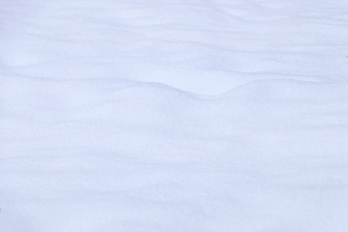 Beautiful shiny snow as background, closeup view