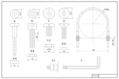 Illustration of Mechanical engineering drawing as background. Technical plan 