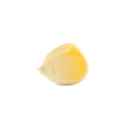 Tasty fresh corn kernel isolated on white
