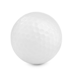 Golf ball isolated on white. Sport equipment