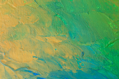 Abstract colorful artwork as background, closeup view