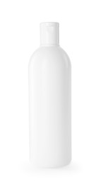 One bottle of shampoo isolated on white