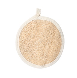 Photo of Natural shower loofah sponge isolated on white