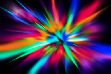 Image of Blurred view of abstract bright colorful background