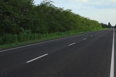 View of modern asphalt road in countryside
