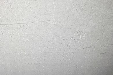Wall covered with plaster as background, closeup