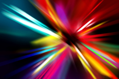 Image of Blurred view of abstract bright colorful background