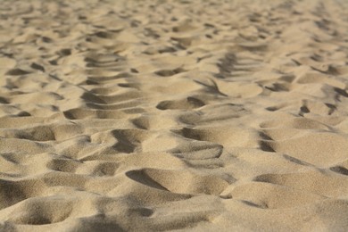 Photo of Beautiful view of sand surface as background