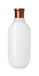 One bottle of shampoo isolated on white