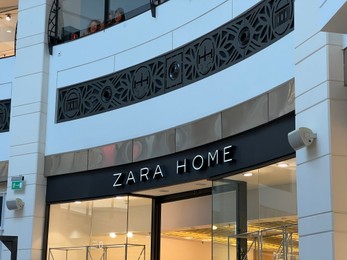 Photo of Poland, Warsaw - July 12, 2022: Official Zara home store in shopping mall