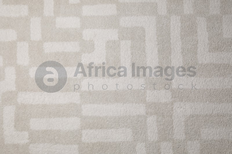 Photo of Fuzzy carpet texture as background, top view
