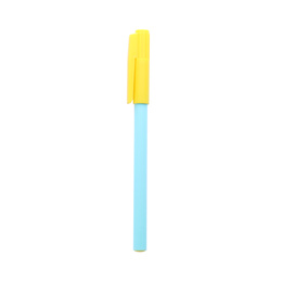 Bright color felt pen isolated on white. School stationery