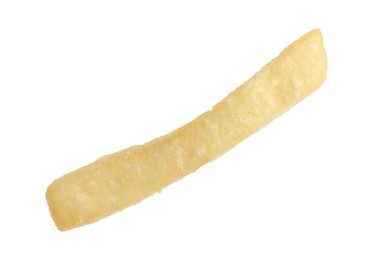 Photo of One delicious french fry isolated on white