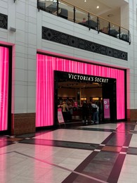 Photo of Poland, Warsaw - July 12, 2022: Official Victoria secret store in shopping mall
