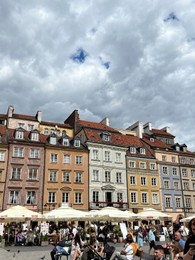 Photo of WARSAW, POLAND - JULY 17, 2022: View of Old Town Market Place