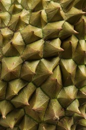 Photo of Closeup view of ripe durian as background