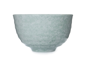 New beautiful ceramic bowl isolated on white