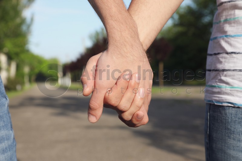 Gay Couple Holding Hands