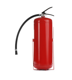 Fire extinguisher isolated on white. Safety tool