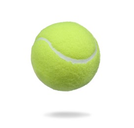 Tennis ball isolated on white. Sports equipment