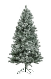 Beautiful artificial Christmas tree isolated on white