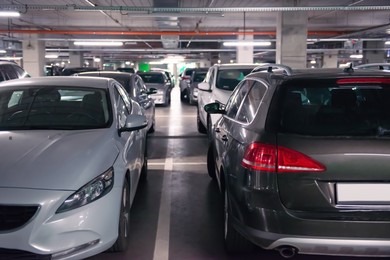 Photo of View of different cars in underground parking