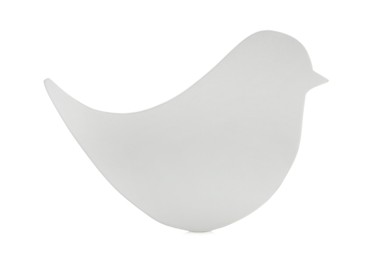 Bird shaped child's night lamp isolated on white