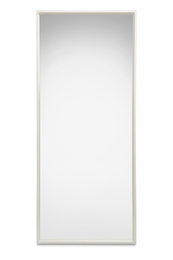 Modern full length mirror isolated on white