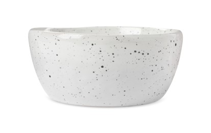 Photo of Beautiful empty ceramic bowl isolated on white