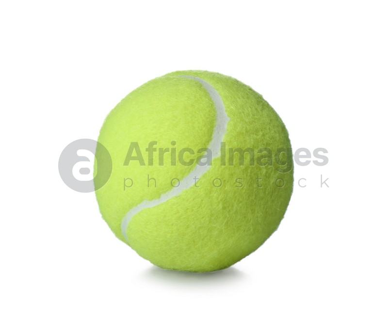 Tennis ball isolated on white. Sports equipment