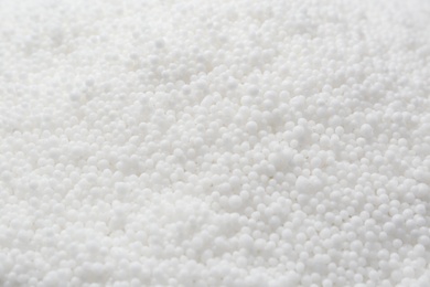 Granular mineral fertilizer as background, closeup view