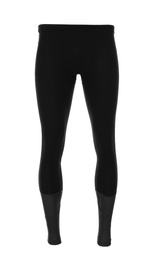 Thermal underwear pants isolated on white. Winter sport clothes