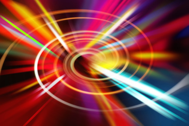 Blurred view of abstract bright colorful background