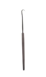 Surgical hook on white background. Medical instrument