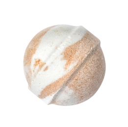 Photo of Bath bomb on white background. Spa product