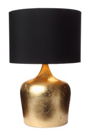 Stylish contemporary night lamp isolated on white