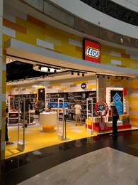 Photo of Poland, Warsaw - July 12, 2022: Official Lego store in shopping mall