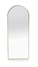 Interior accessories. Stylish mirror isolated on white