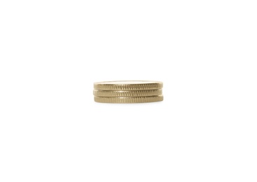 Stack of coins on white background. Investment concept