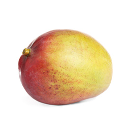 Delicious ripe juicy mango isolated on white