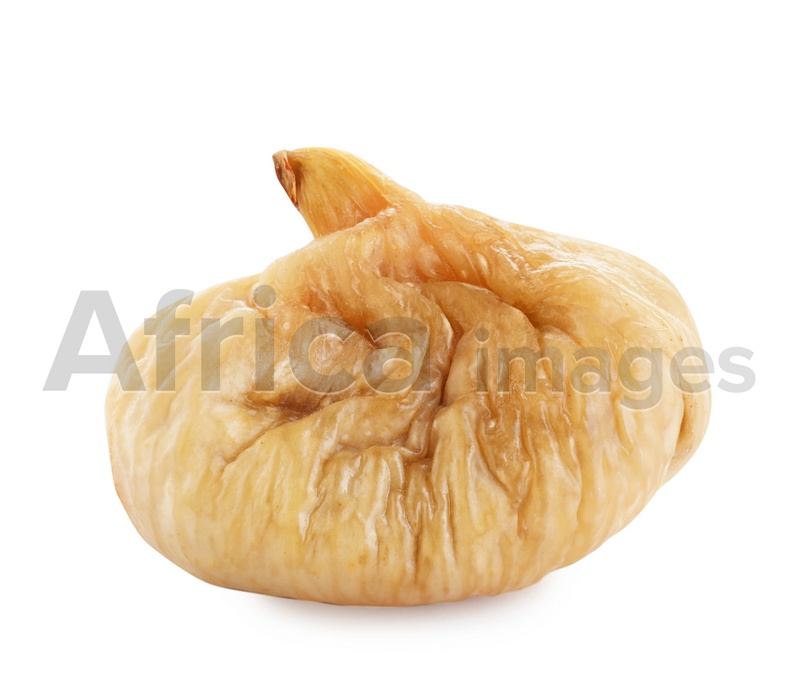 Tasty dried fig fruit isolated on white