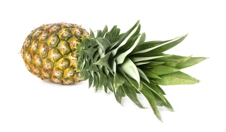 Photo of Fresh ripe juicy pineapple isolated on white