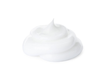 Cream sample on white background. Cosmetic product