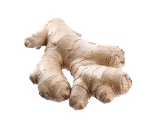 Photo of Whole fresh ginger root isolated on white